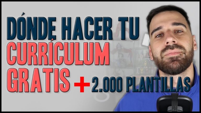 Curriculum Vitae en Espa&ntilde;ol Gratis: Gu&iacute;a y Plantillas