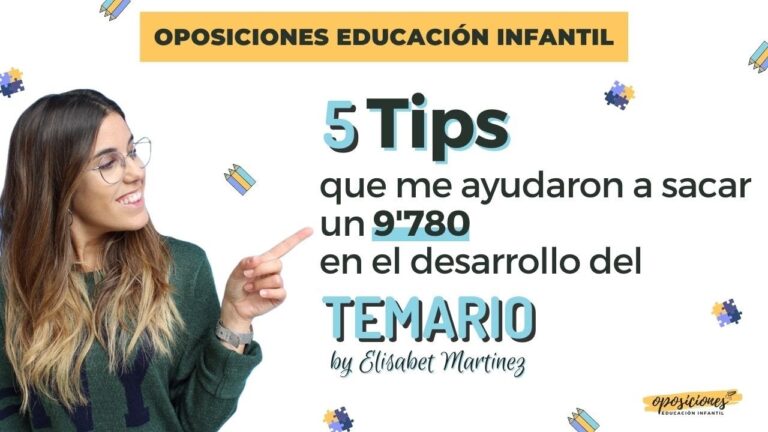 Guía Completa del Temario para Oposiciones de Educación Infantil
