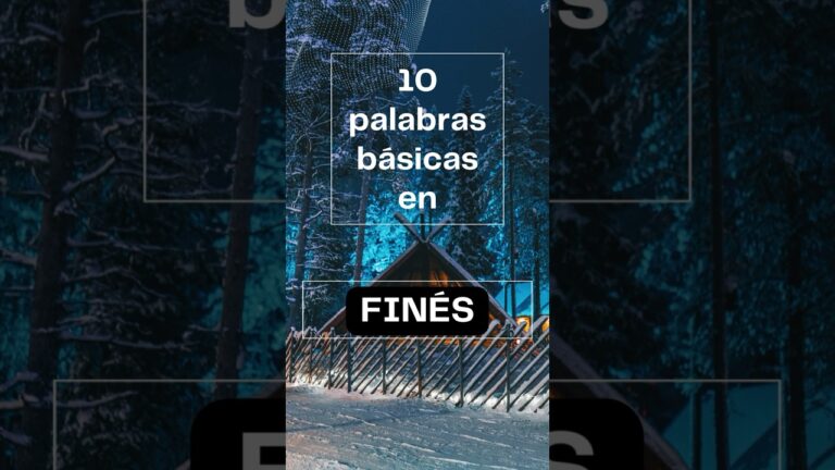 Palabras Básicas en Finlandés: Guía Esencial para Principiantes