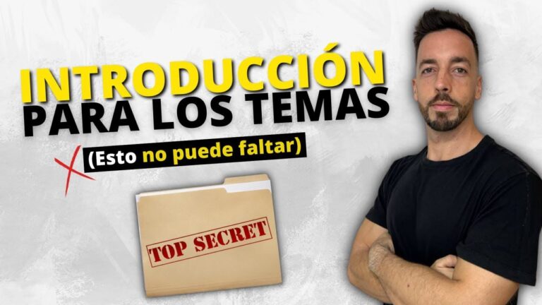 Ejemplo de Introducción para Oposiciones en Educación Infantil