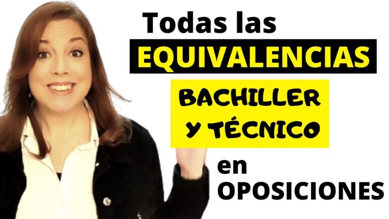 FP1: &iquest;Qu&eacute; equivalencias tiene?