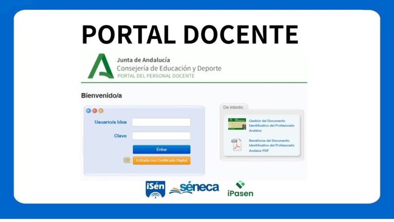 Acceso Eficiente al Portal Docente de la Junta de Andaluc&iacute;a