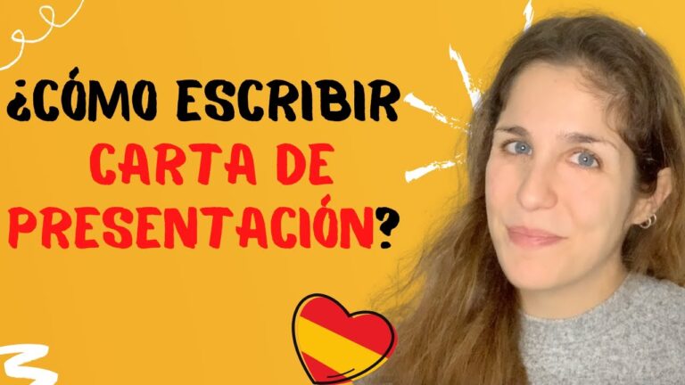 Guía para Crear una Carta de Presentación Efectiva en España