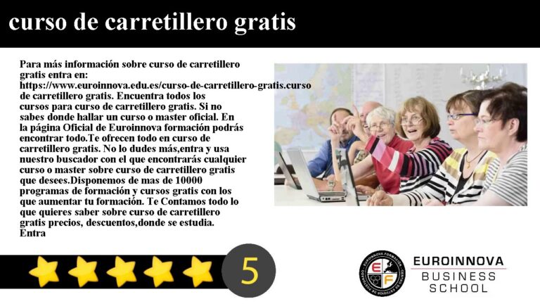 Curso Carretillero Gratuito en Madrid