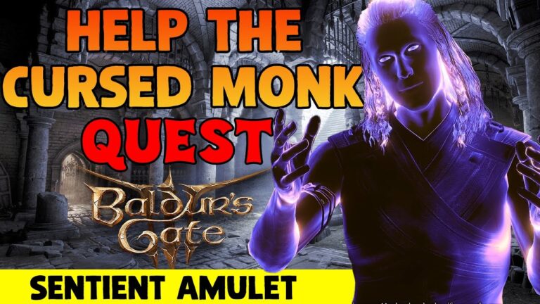 Ayuda al monje maldito en BG3