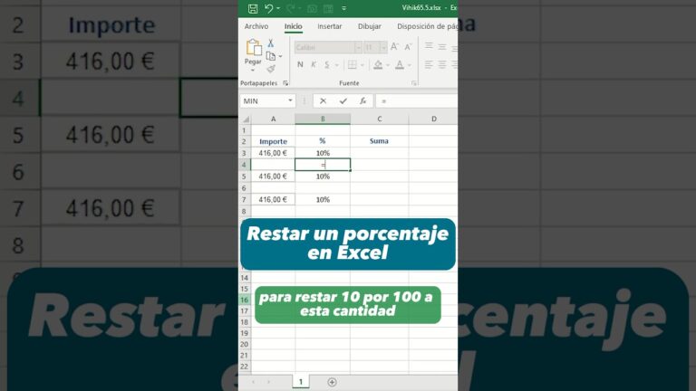 Cómo Restar un Porcentaje de Manera Sencilla