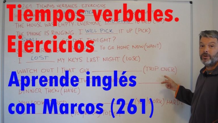 Ejercicios Prácticos de Todos los Tiempos Verbales en Inglés