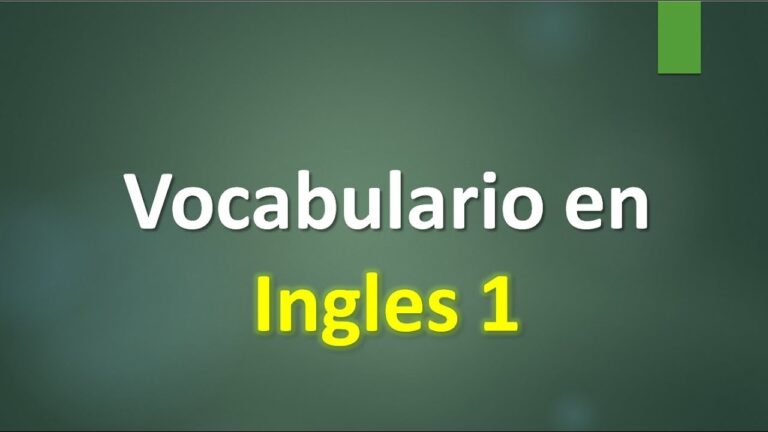 Vocabulario en Ingl&eacute;s: Temas Esenciales para Aprender