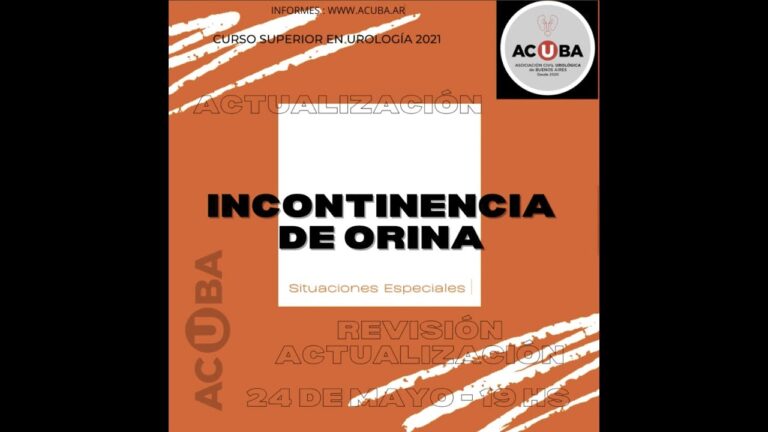 Curso Avanzado de Incontinencia Urinaria 2